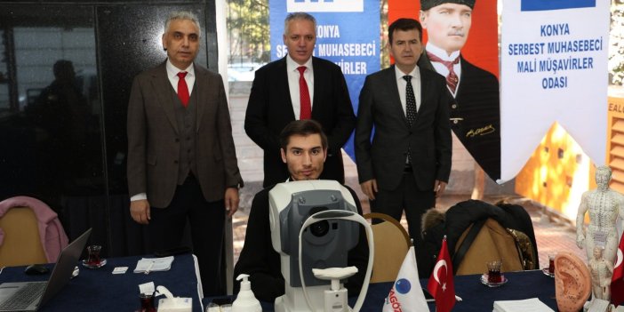 Muhasebecilere göz taraması yapıldı