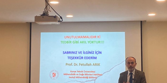 Arık’tan deprem semineri