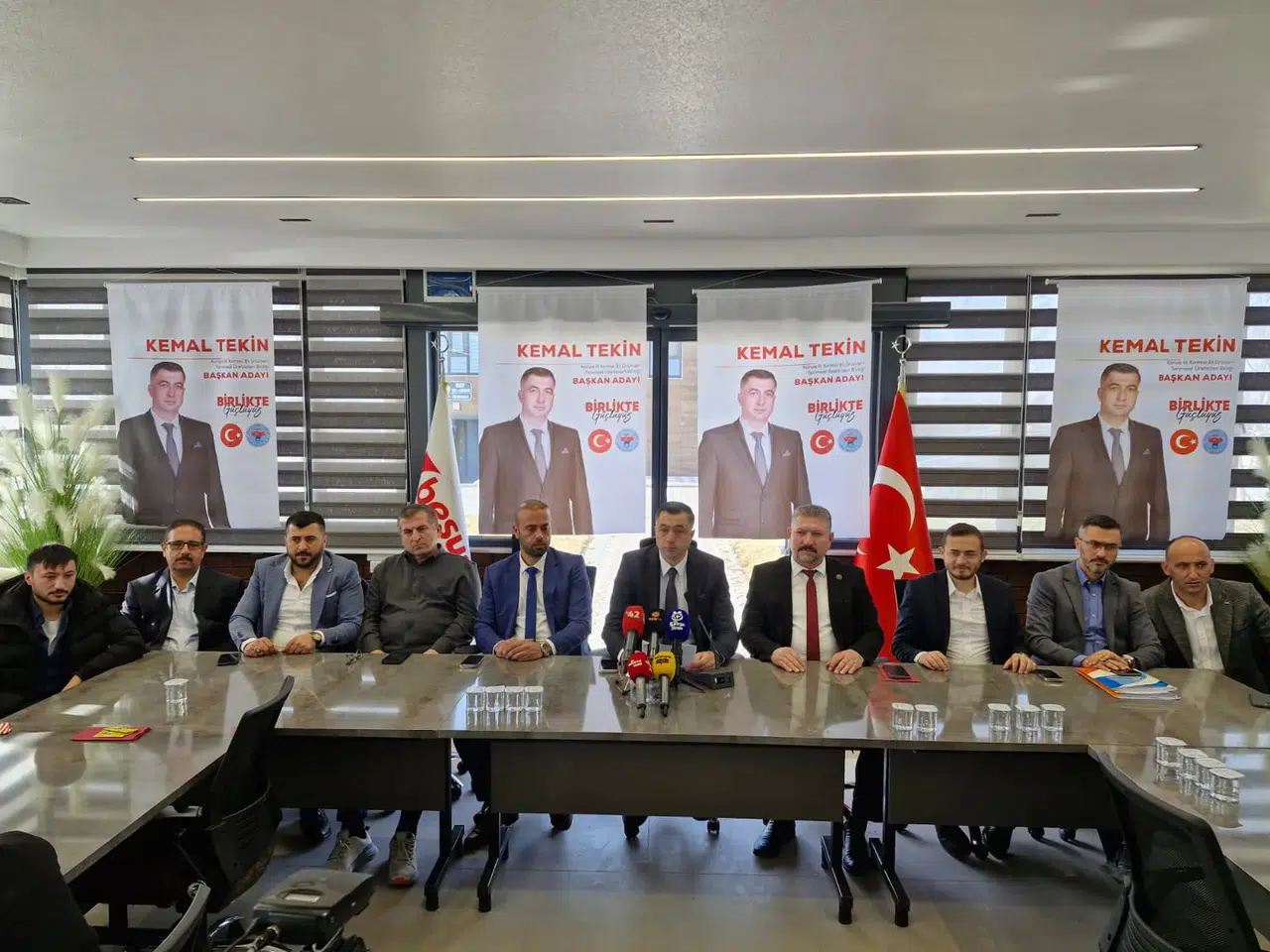 Konya Et Ürünleri Birliği'nde Kemal Tekin adaylığını duyurdu!