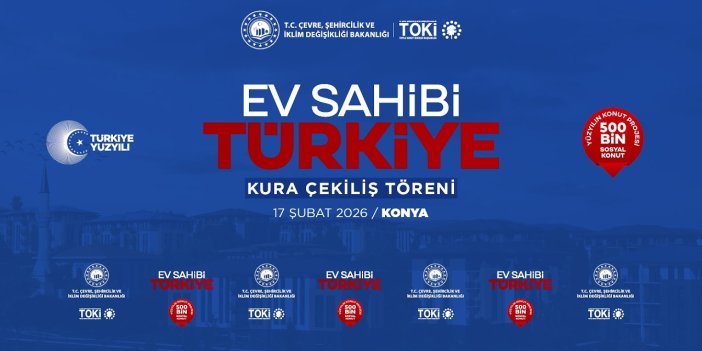 Konya'da TOKİ ve Yeni Sanayi Sitesi hak sahipleri belli oluyor: CANLI İZLE