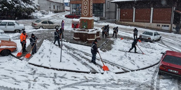 Konya beyaz örtü ile kaplandı!