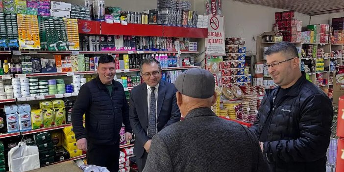 Başkan Önal sahada! Esnafın derdini dinledi