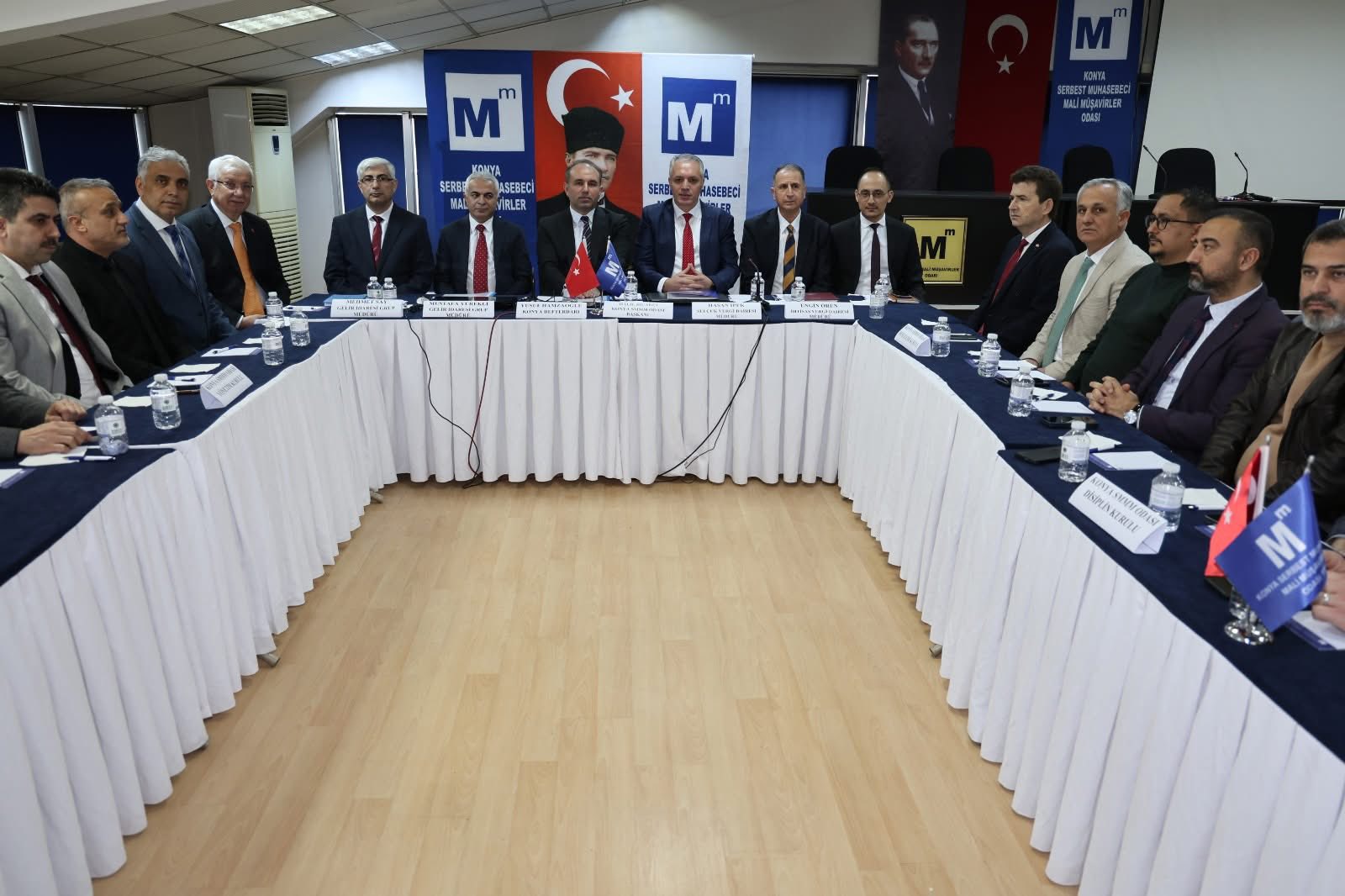 Konya SMMMO ile Konya Defterdarlığı arasında istişare toplantısı gerçekleştirildi