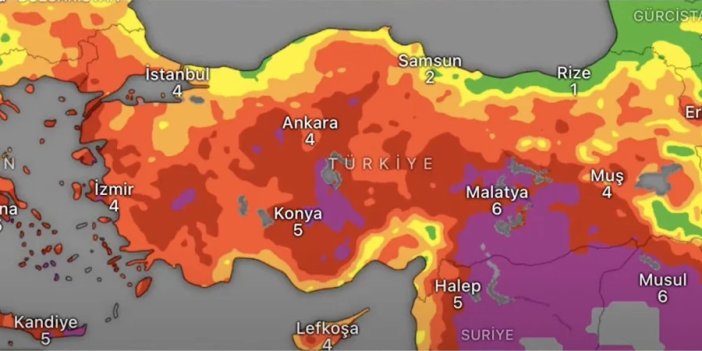 Konya'nın riski büyük! Harita güncellendi