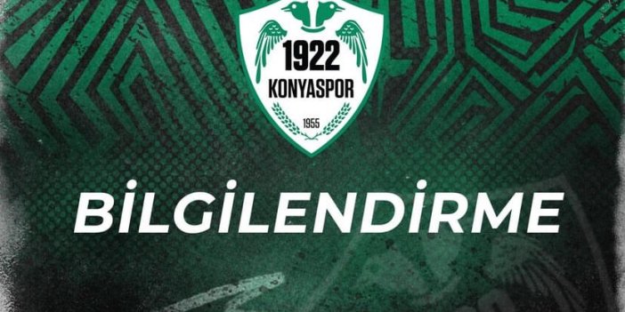 Yarın Olağanüstü Genel Kurul yapılacak: 1922 Konyaspor'da önemli çağrı