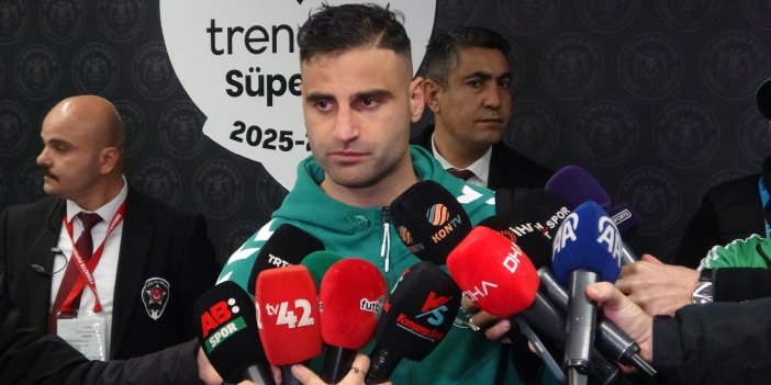 Konyaspor’dan Deniz Türüç’e destek mesajı: “Bu zor günlerde yanındayız”