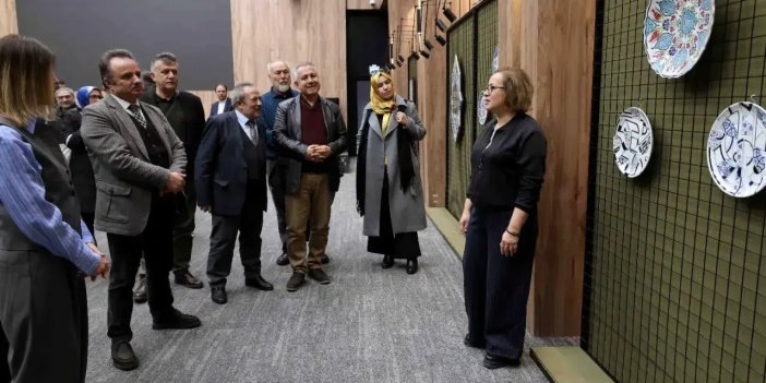 Geleneksel çini sanatı sergisi açıldı