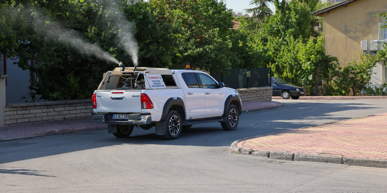 Selçuklu’da ilaçlama çalışmaları yoğun bir şekilde devam ediyor