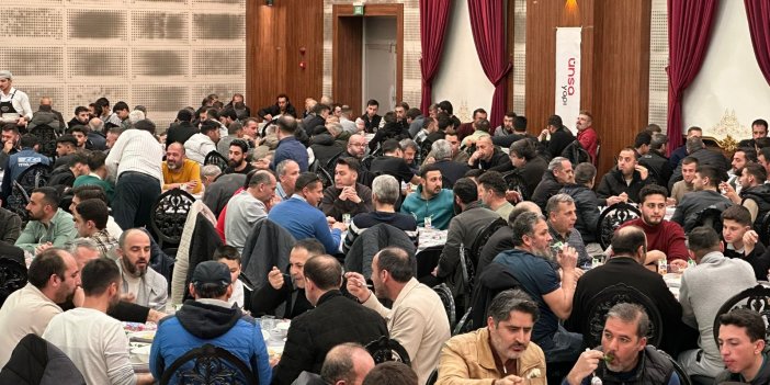 Konya Sıhhi Tesisat ve Kaloriferciler Odası üyeleriyle aynı sofrada buluştu