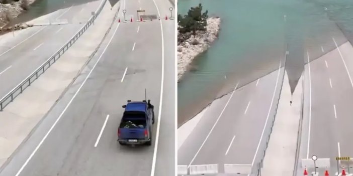 Konya-Antalya Yolu Sular Altında