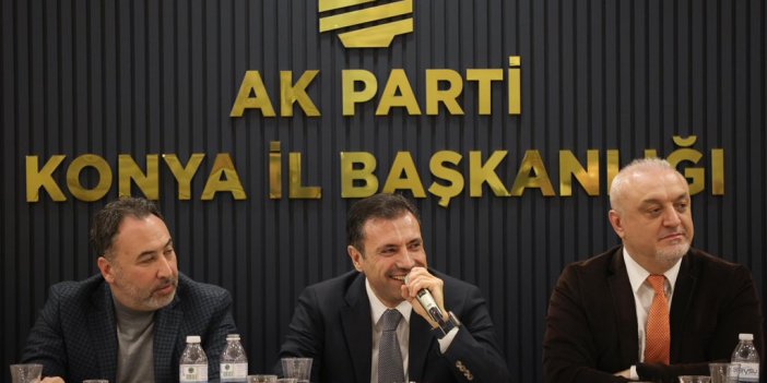 AK Parti İl Başkanı Fatih Özgökçen'den Konya'ya çift müjde