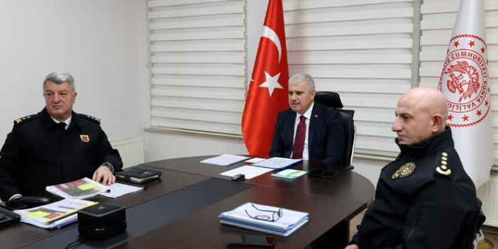 Konya Valisi Akın, asayiş ve güvenlik hizmetlerini değerlendirdi