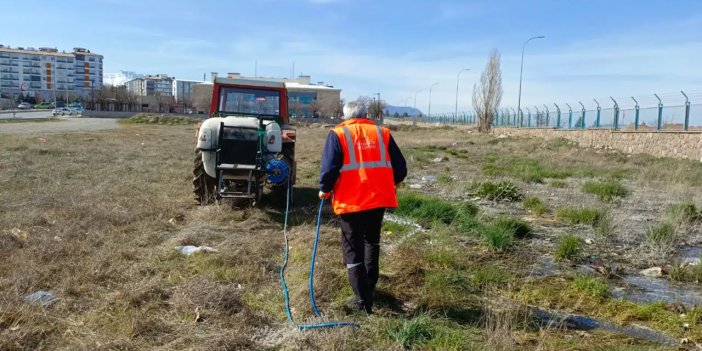 Seydişehir Belediyesi’nden Larvasit ile mücadele