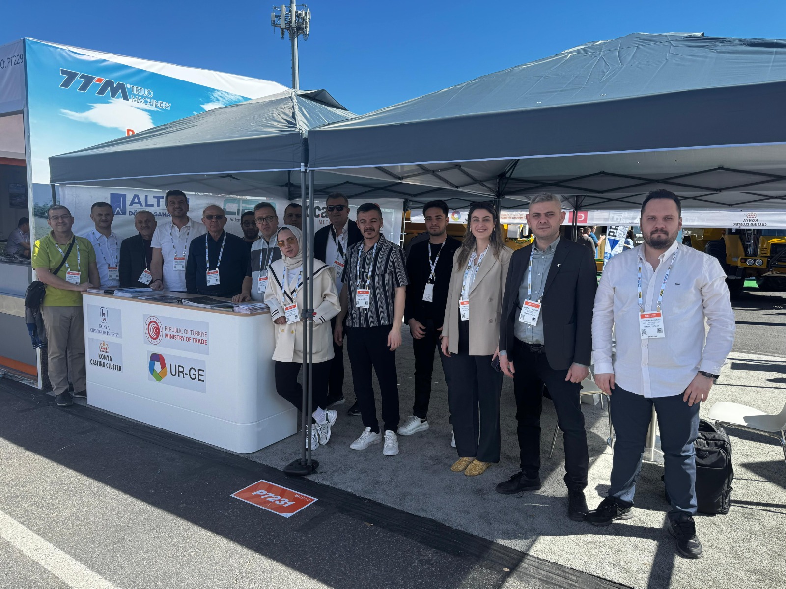 Konyalı dökümcüler, KSO’nun desteğiyle Amerika’da stant açtı