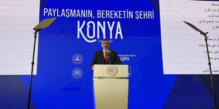 Bakan Çiftçi Konya'da konuştu: "Ufkunu kendi büyüten bir Türkiye var"