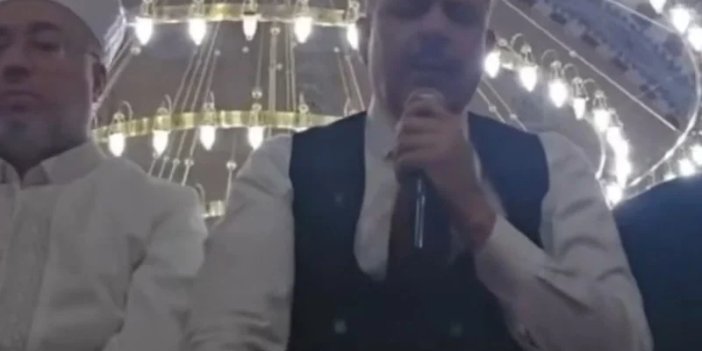 İçişleri Bakanı Çiftçi, teravih namazının ardından Kur'an-ı Kerim okudu