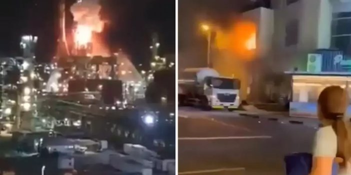 İsrail'e yine füzeler düşüyor! İran, petrol rafinerisini hedef aldı