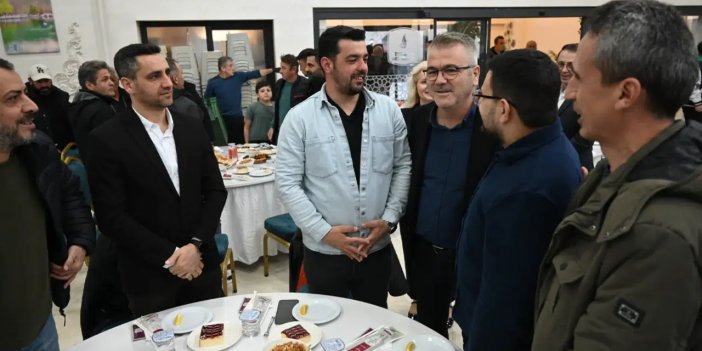 Başkan Ustaoğlu, çalışma arkadaşlarıyla buluştu