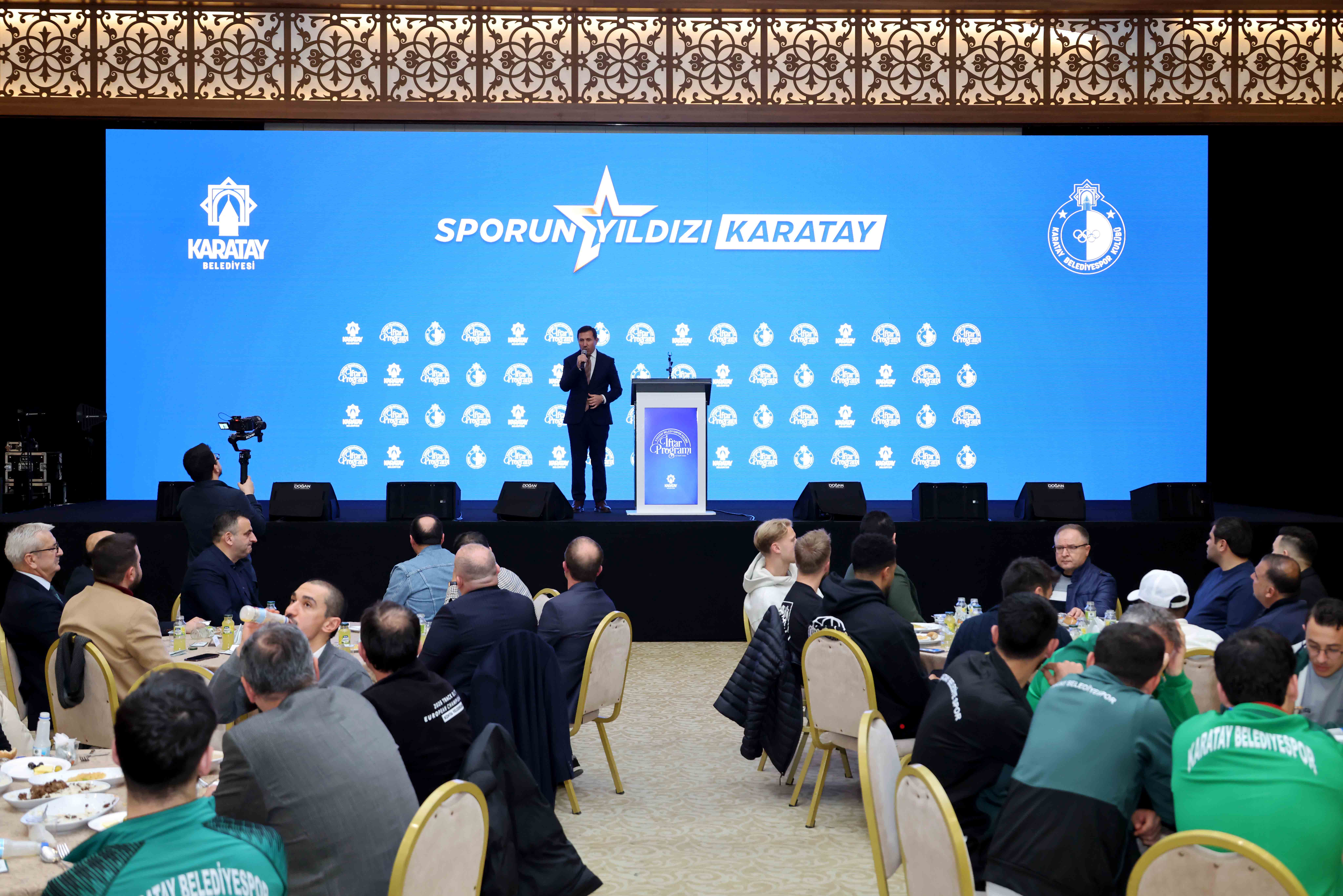 Hasan Kılca, Karatay Belediyespor Kulübü ile iftarda bir araya geldi