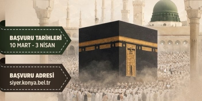 Konya'da umre ödüllü yarışma: 300 kişi umreye gönderilecek! İşte başvuru tarihleri ve şartları