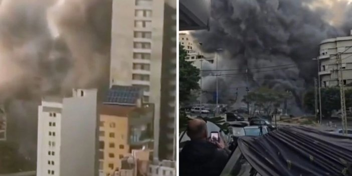 İsrail'den Lübnan'da yeni katliam! Sivillerin yaşadığı binalar vuruldu