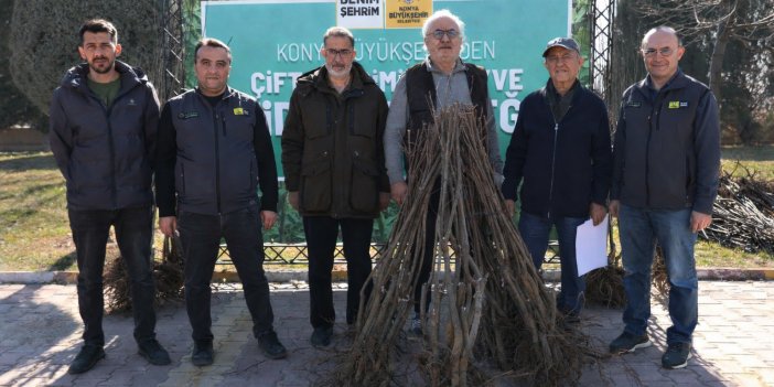 Konya Büyükşehir'den fidan seferberliği