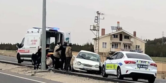 Konya'da korkutan kaza: 2 kişi yaralandı