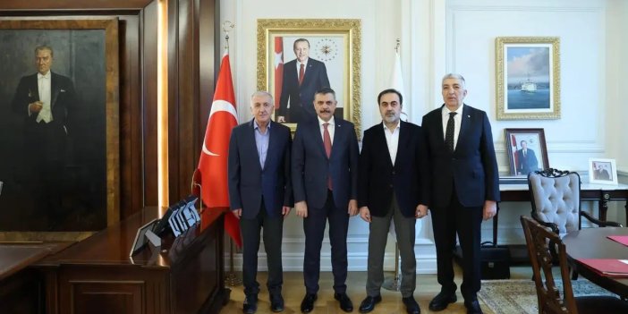 Konya iş dünyası, Bakan Çiftçi’ye hayırlı olsun ziyareti gerçekleştirdi