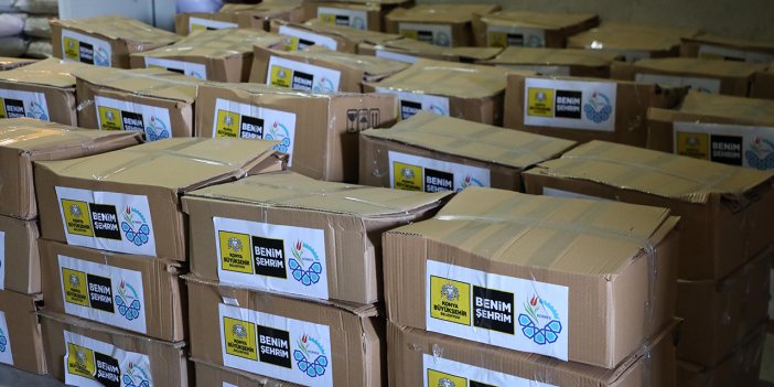 KOMEK’ten Konya’da ihtiyaç sahiplerine ramazan desteği
