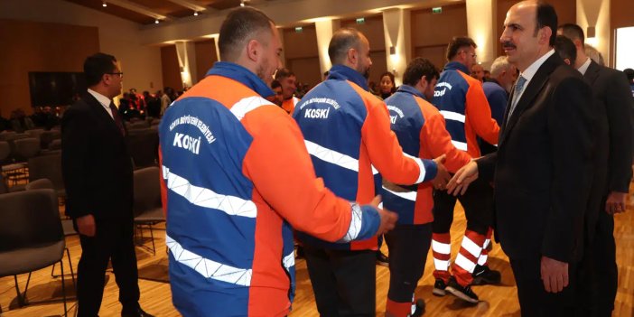 Konya Büyükşehir'den bayram buluşması: Başkan Altay personelle bir araya geldi!