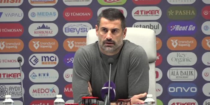 Volkan Demirel: "Mağlup olduğumuz için üzgünüm"