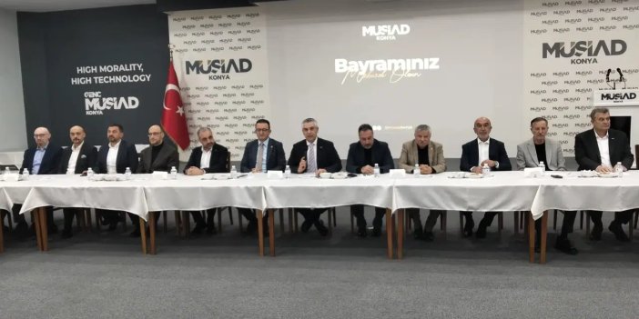 Konya iş dünyası bayramlaştı!