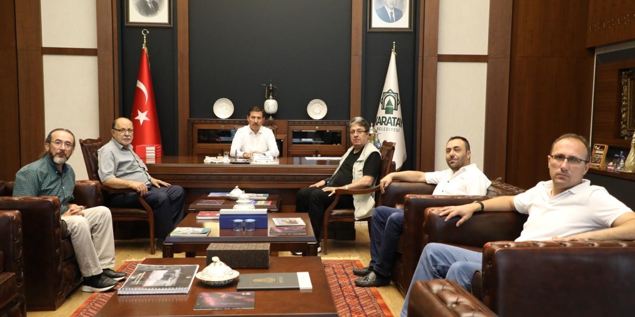 Konya Kırtasiyeciler ve Matbaacılar Odası'ndan Başkan Kılca'ya ziyaret