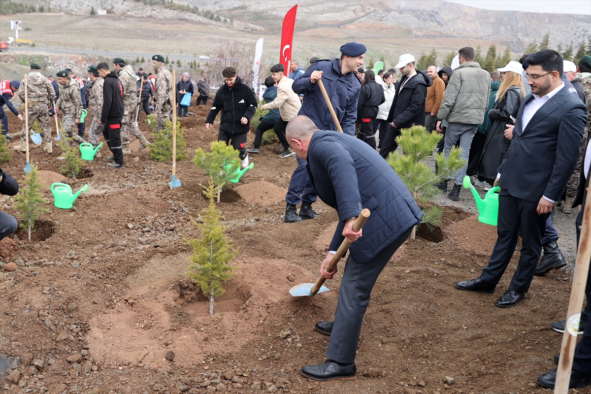 Konya'da 10 bin fidan toprakla buluşturuldu