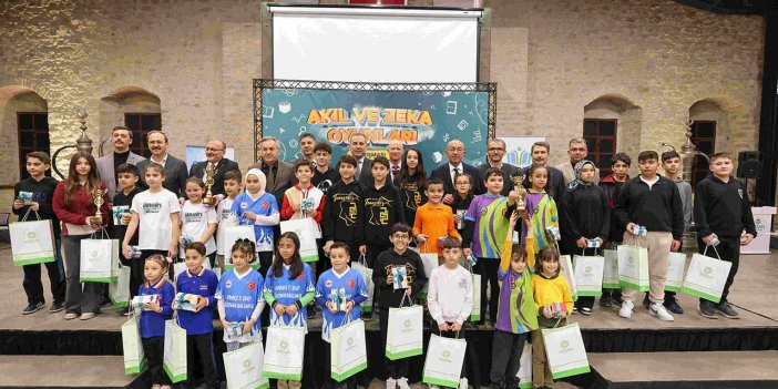 Konya’daki Akıl Zeka Oyunları Yarışması’nın şampiyonları belli oldu