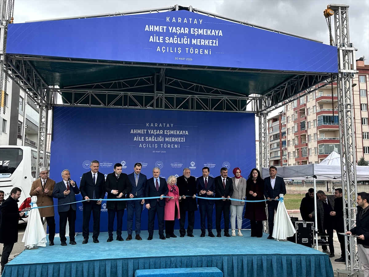 Karatay'da yeni aile sağlığı merkezi açıldı