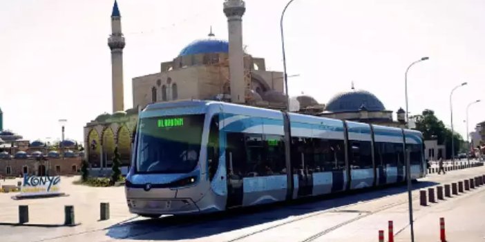 Konya'da tramvay seferleri saatlerinde değişiklik