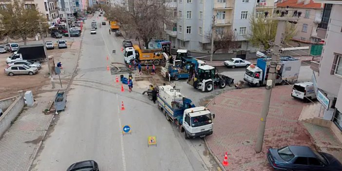 Konya'da su hattına dev dokunuş