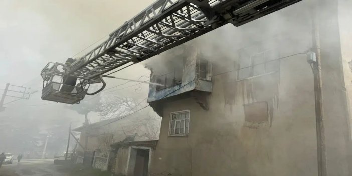 Konya’da soba yangına yol açtı