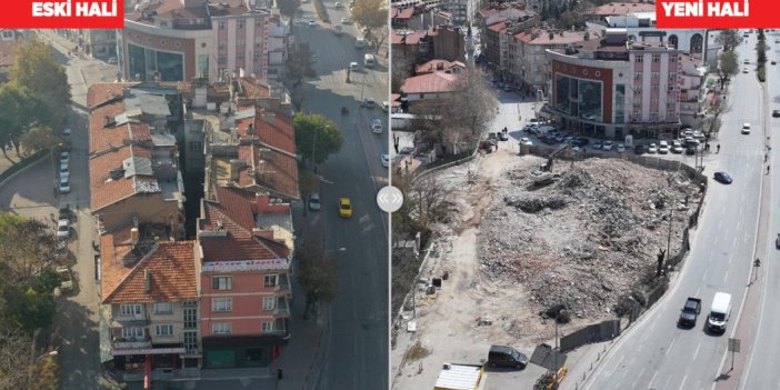 Konya'nın o bölgesinde yıkım tamamlandı