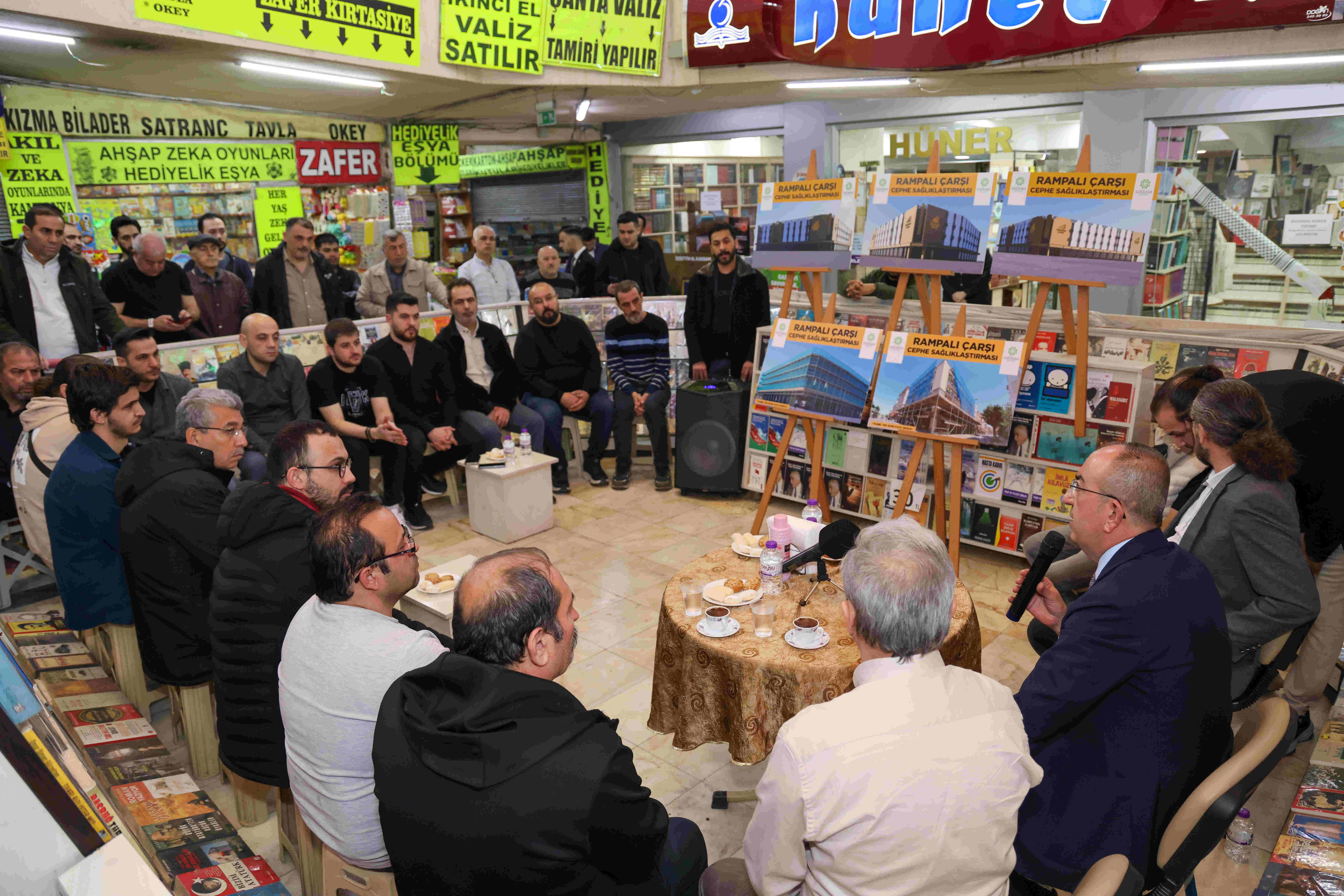 Başkan Kavuş, Rampalı esnafıyla buluştu