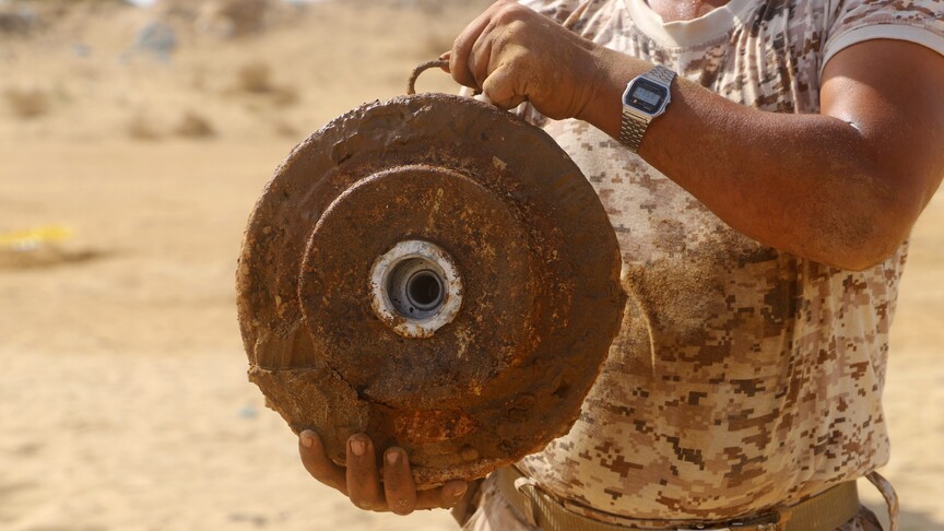 Yemen'de 2018'den bu yana 555 binden fazla mayın ve mühimmat temizlendi