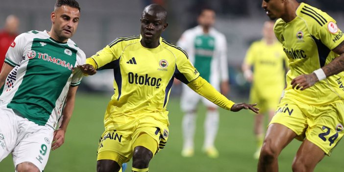 Konyaspor-Fenerbahçe maçında televizyona yansıyan anlam verilemeyen ses