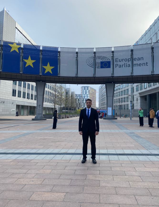 Avrupa Gençlik Haftası Toplantısı'nda ülkemizi Konya’dan Murat Can Bulşan temsil etti