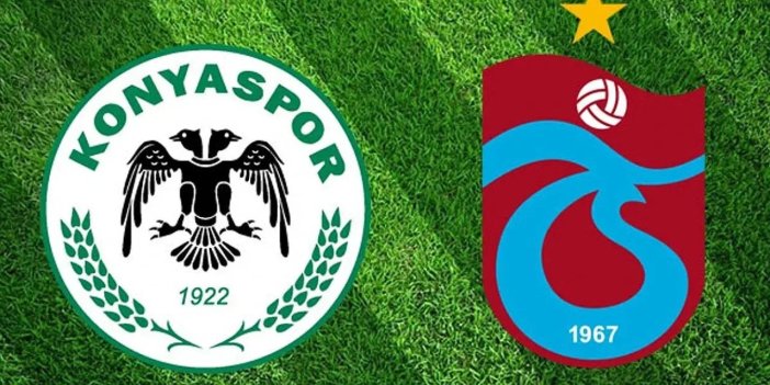 Konyaspor - Trabzonspor maçında ilk 11’ler belli oldu