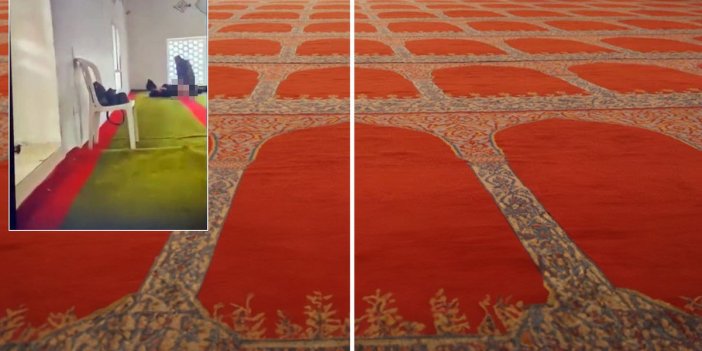 Cami içerisinde uygunsuz görüntüler! Meselenin aslı ortaya çıktı