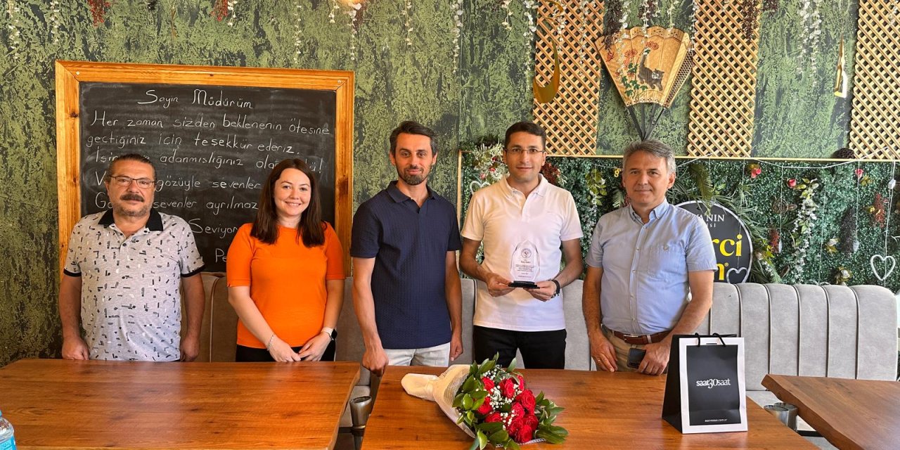 Müdür Ekici’den Alaeddin İlkokuluna hüzünlü  veda