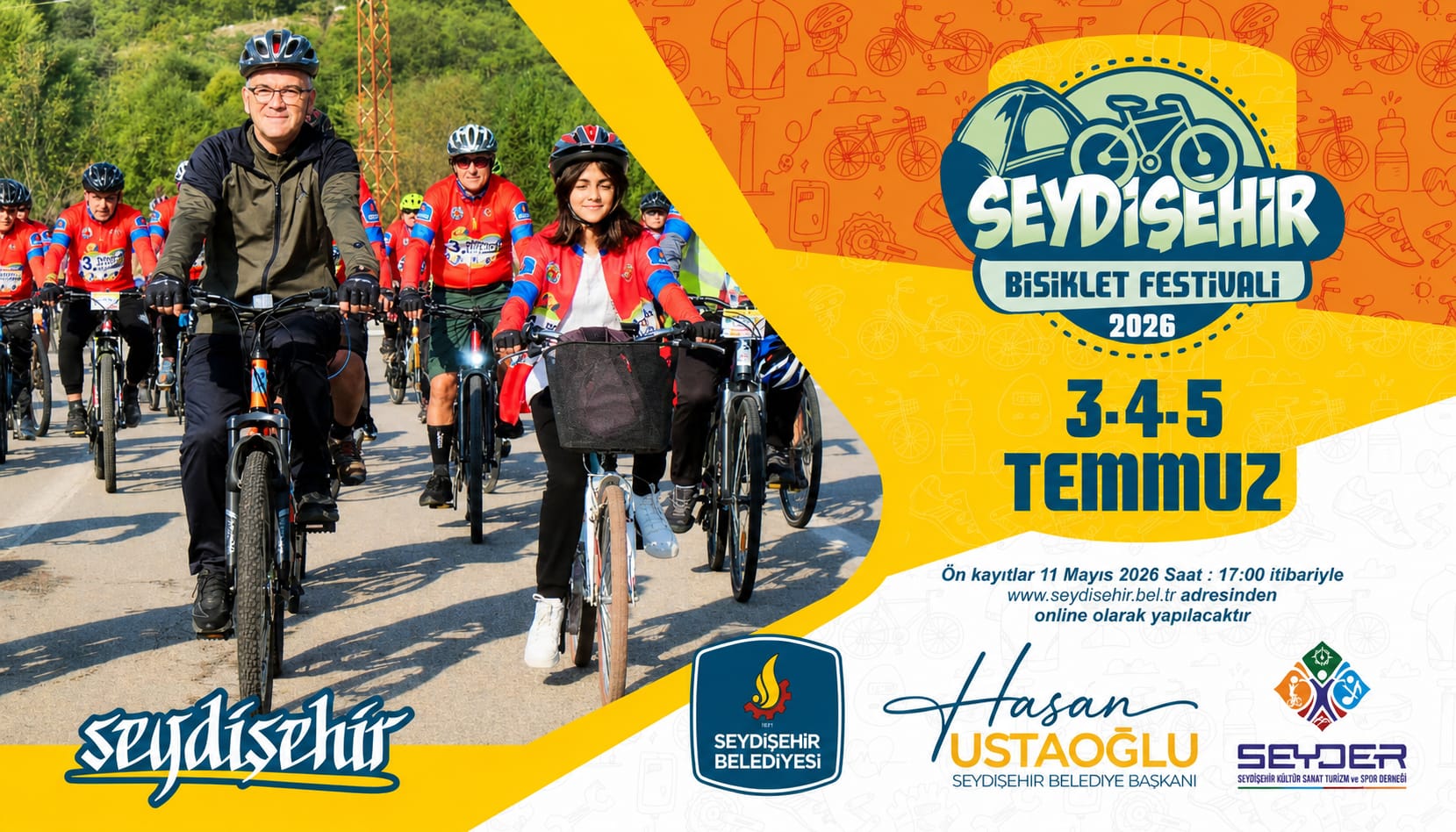 Seydişehir Bisiklet Festivali Kayıtları Başlıyor