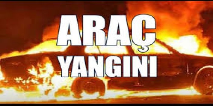 Konya Selçuklu’da Seyir Halindeki Araç Yandı