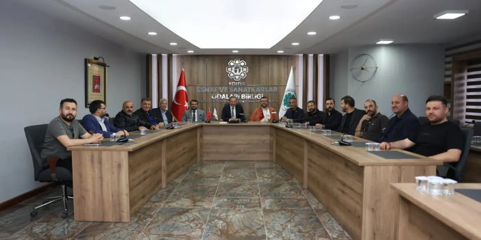 Konya Emlakçılar Odası'ndan KONESOB'a tebrik ziyareti